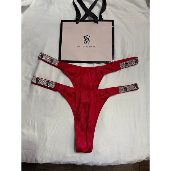 NWT Victoria’s Secret Very Sexy Bling Thong Lot – Size M - Picture 1 of 3